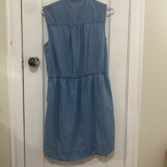 “My style” M denim sun dress, with draw waist and zipper too. - Picture 4 of 4